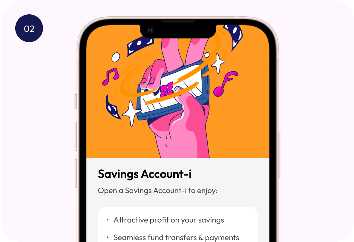 Open a Savings Account-i